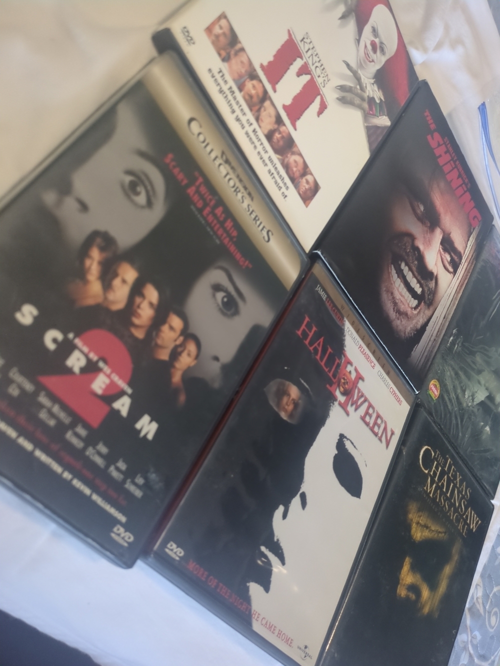 Collection Of Six DVDs For Halloween Viewing